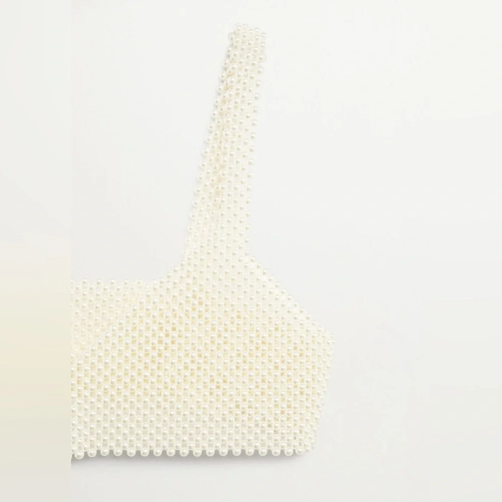 MANGO Beaded Faux Pearl Top - Picture 17 of 17